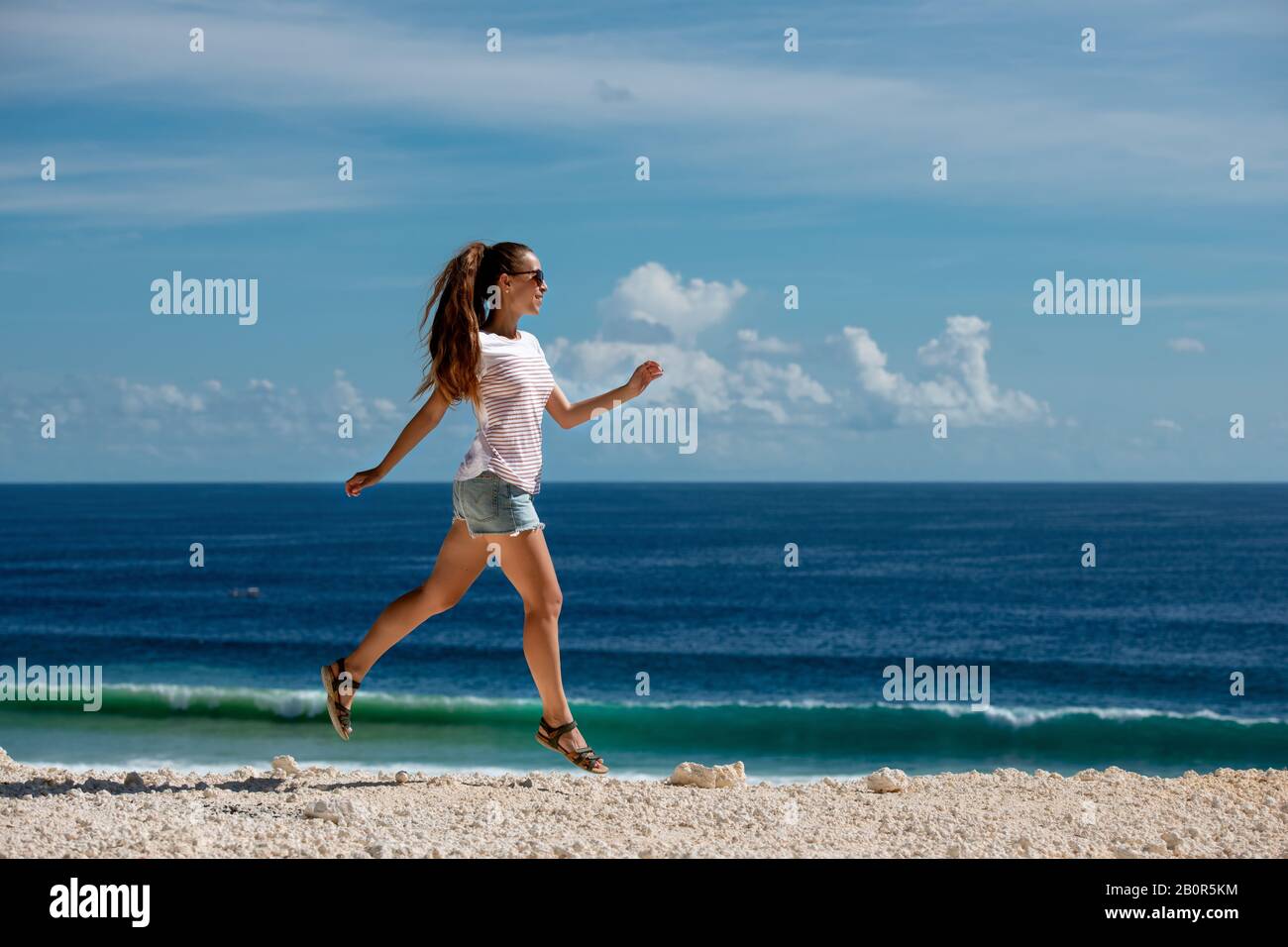Fille de plage Banque de photographies et d’images à haute résolution