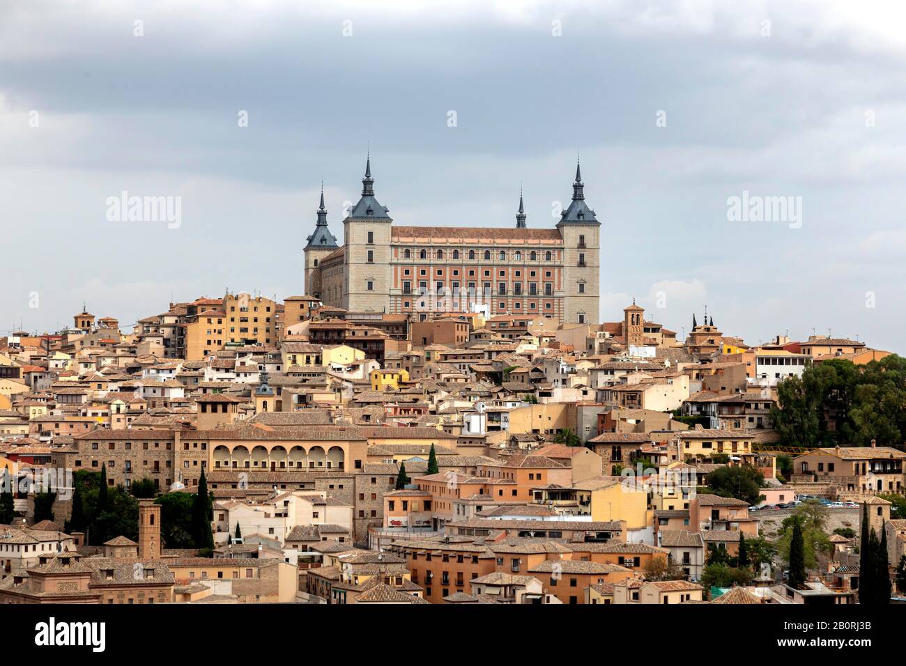 Alcazar de Toledo, Toledo, Castille La Manche, Espagne Banque D'Images