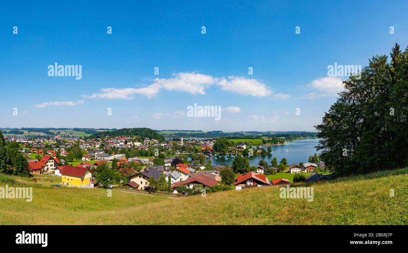 Mattsee, Flachgau, Province De Salzbourg, Autriche Banque D'Images Mattsee, Flachgau, Province De Salzbourg, Autriche Banque D'Images