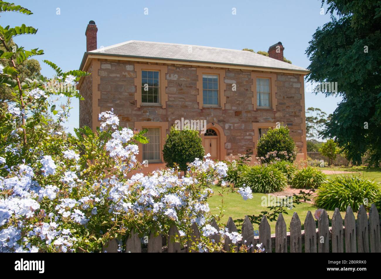 Propriété historique en pierre de Penny's Hill Winery, McLaren Vale, Australie méridionale Banque D'Images