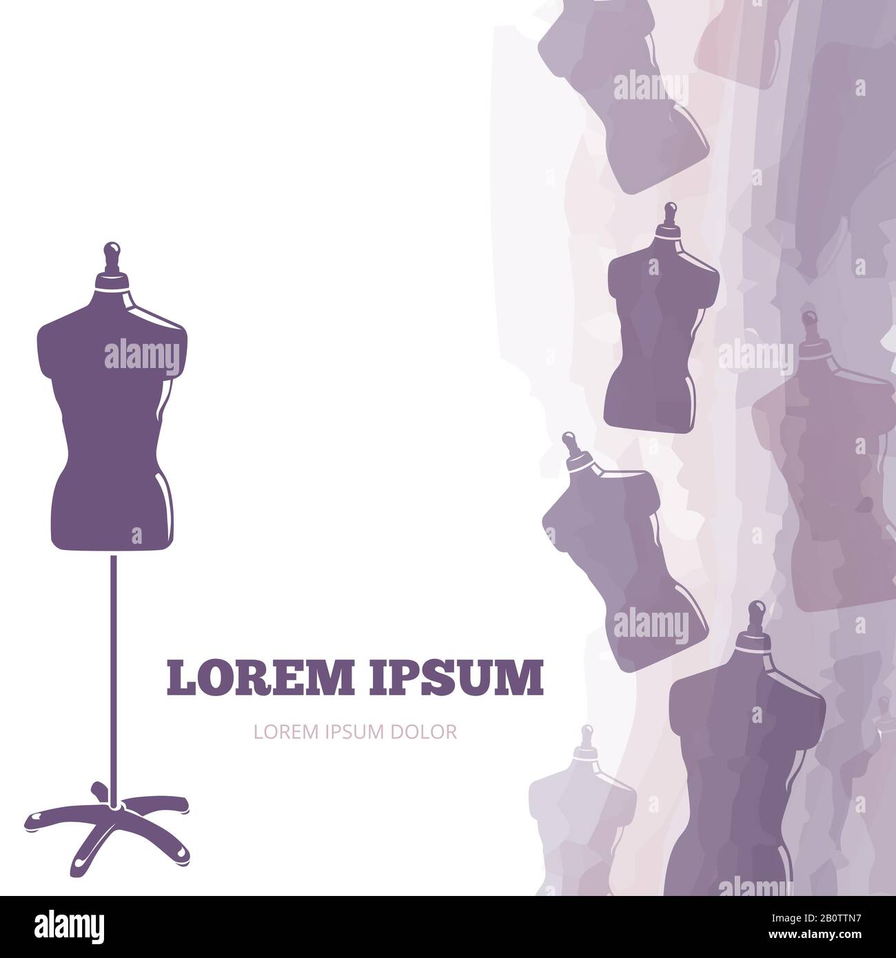 Personnalisez l'arrière-plan ou l'affiche avec des éléments imitation factices et aquarelle. Illustration vectorielle Illustration de Vecteur