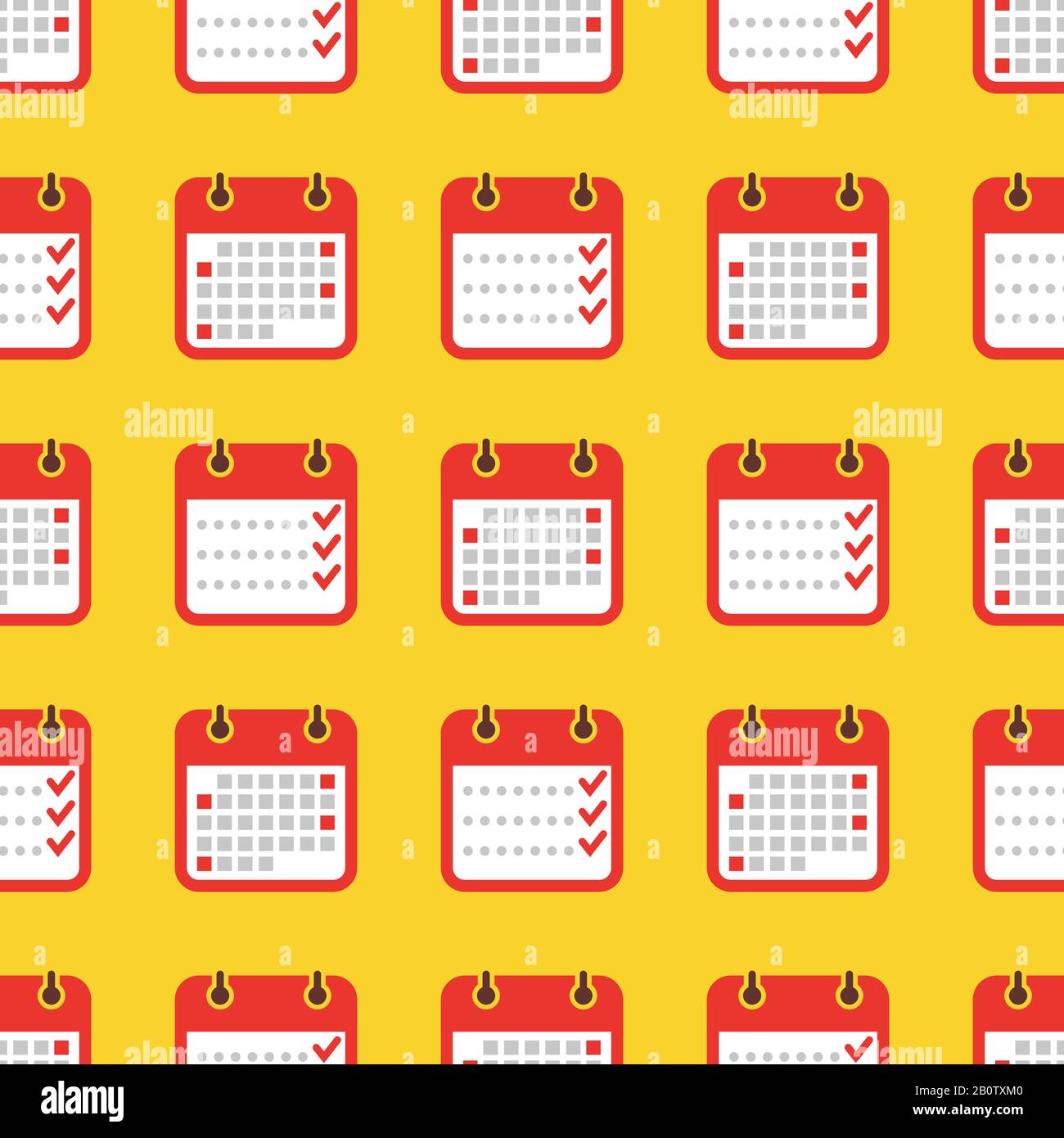 Motif géométrique coloré sans couture - calendrier arrière-plan de texture sans couture. Illustration vectorielle Illustration de Vecteur