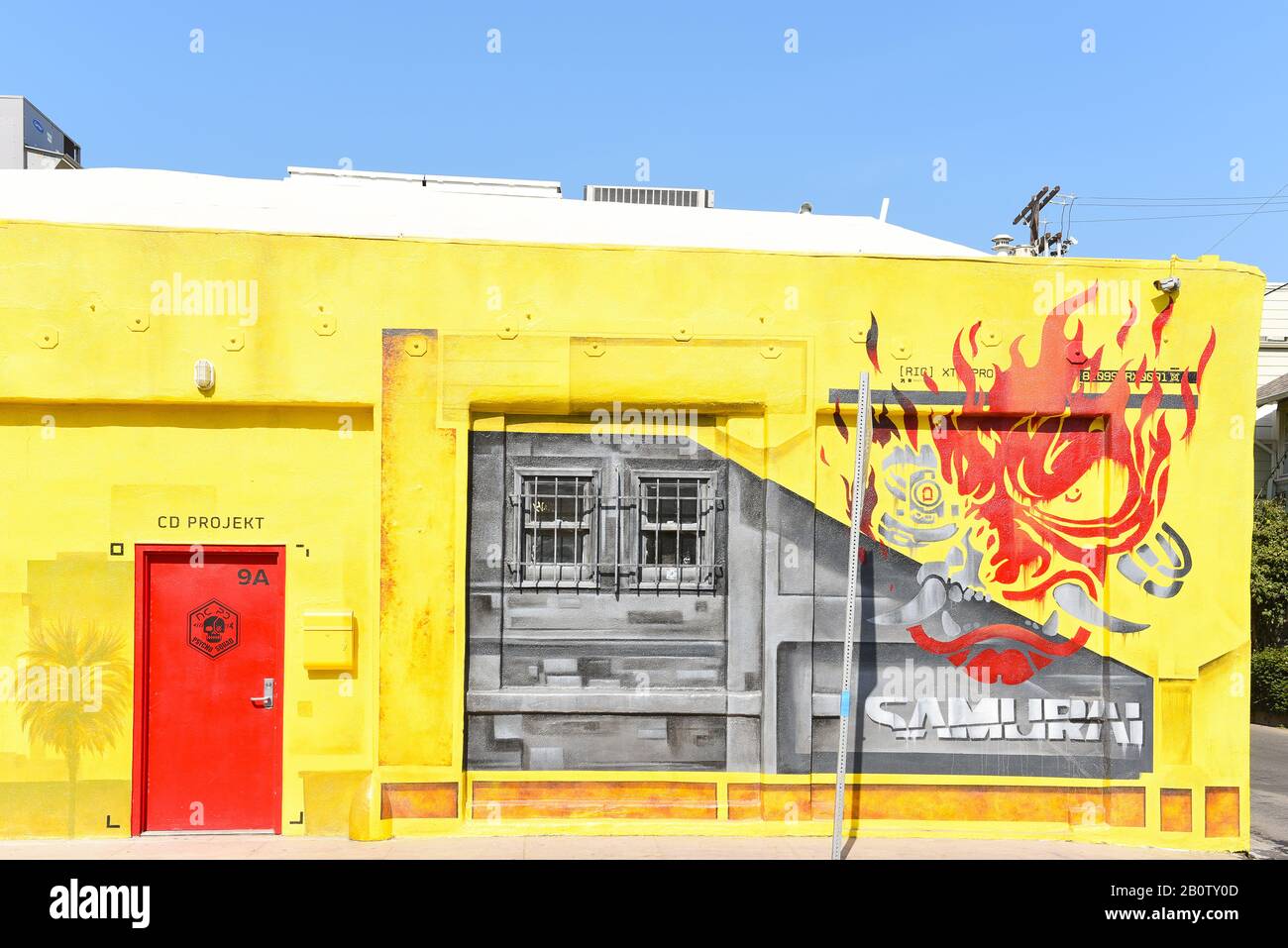 Venise, CALIFORNIE - 17 FÉVRIER 2020: CD PROJEKT construit des producteurs de jeux vidéo, une branche dynamique de divertissement numérique. Banque D'Images