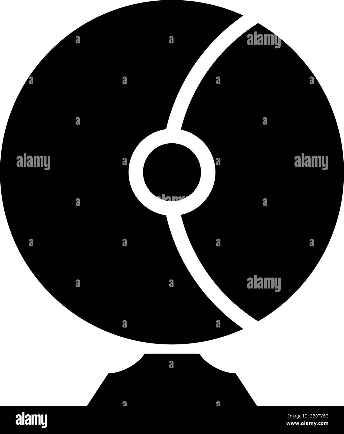 Casque astronaute pour espace Cosmonaut concept icône couleur noire illustration vectorielle style plat image simple Illustration de Vecteur