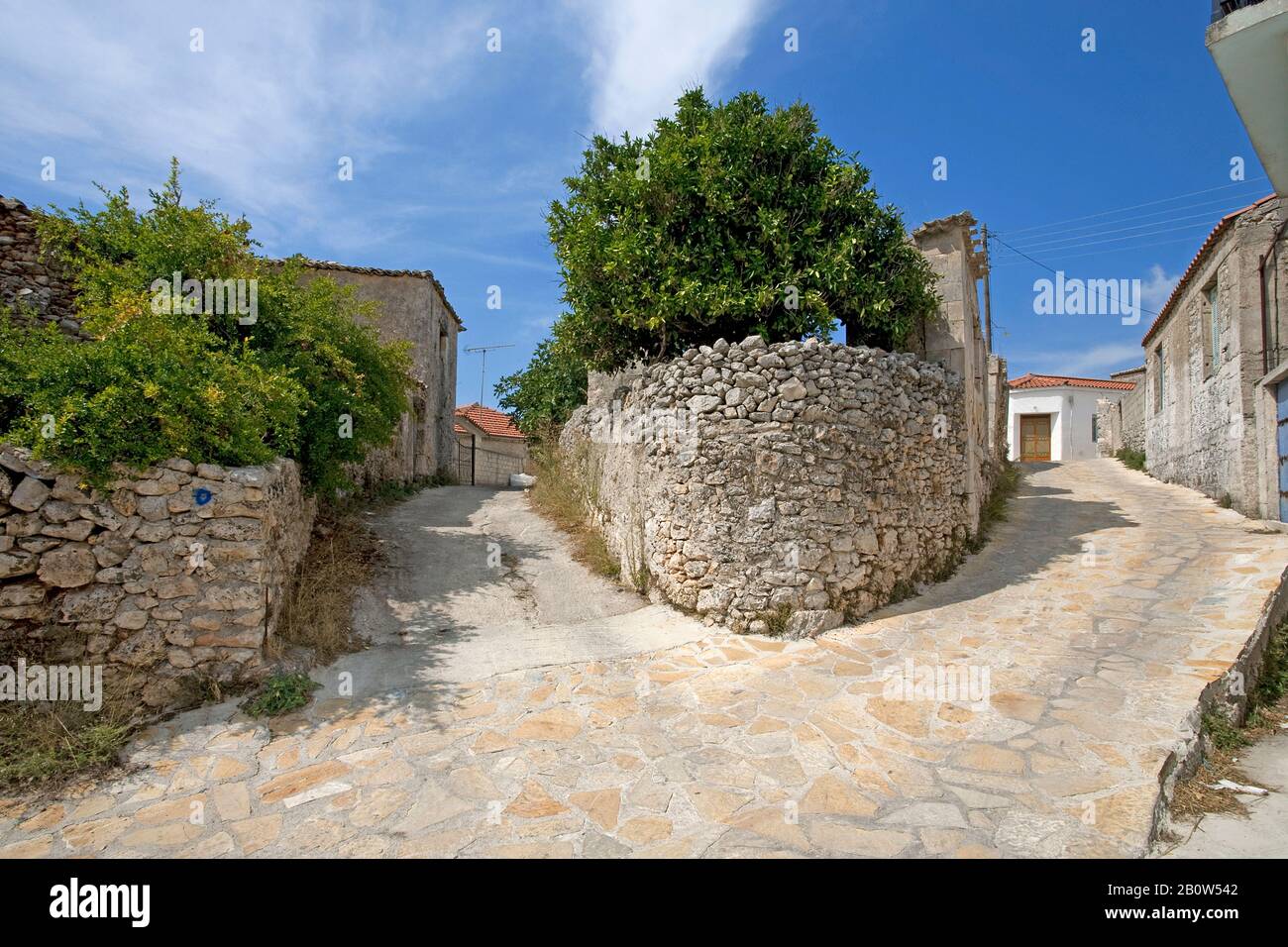 Le village Maries sur l'île de Zakynthos, Grèce Banque D'Images