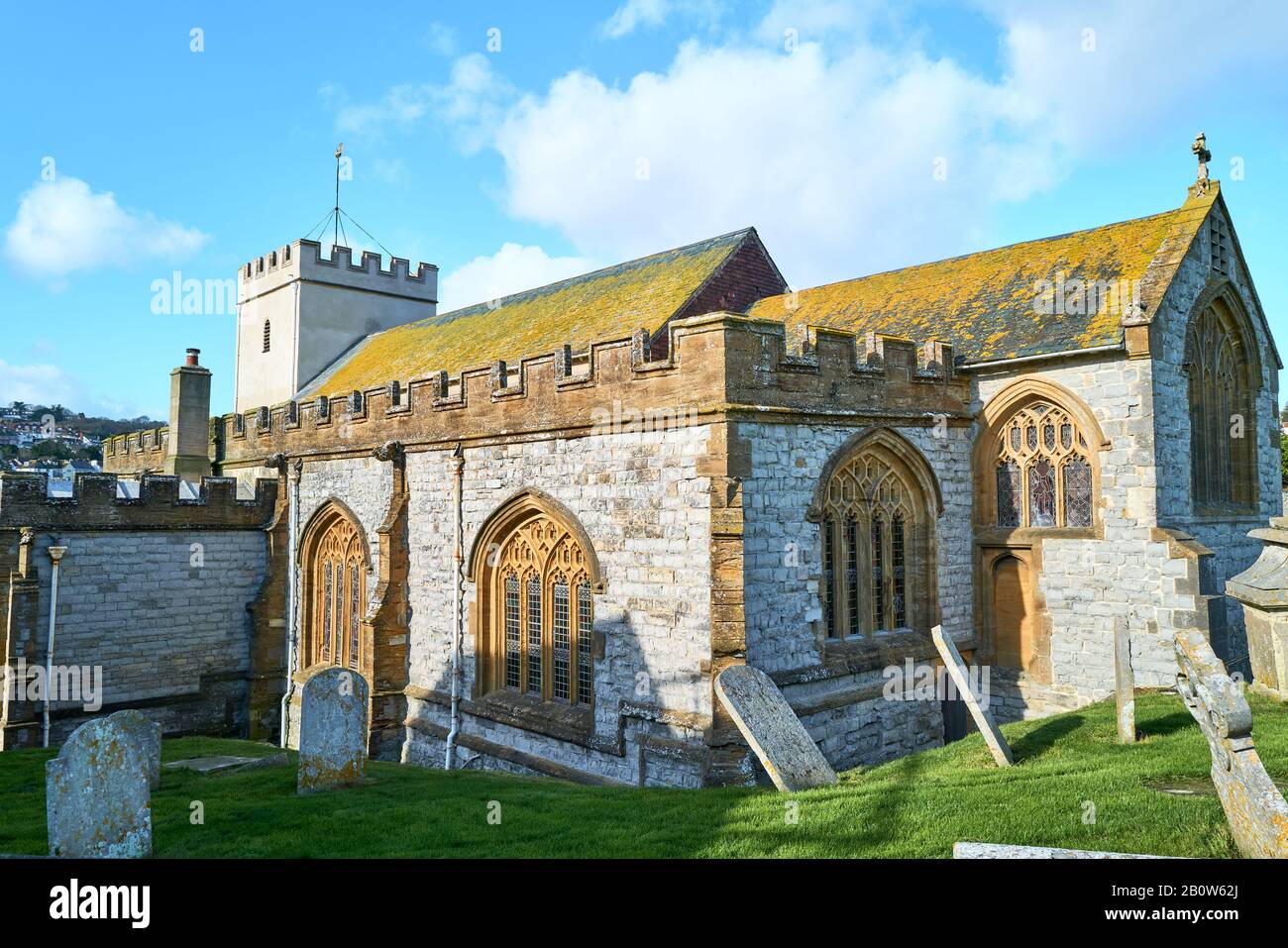St Michael L'Église Archange De Lyme Regis, Dorset, Angleterre. Banque D'Images