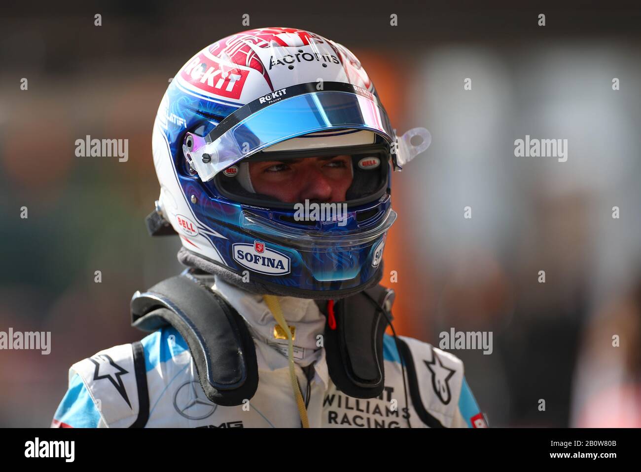 Montemelò, Barcelone - Espagne. Formule 1 essai pré-saison 2020 jour 3. 21 février 2020 . Nicholas Latifi de Rokit Williams Racing au cours de la troisième journée de tests d'hiver Banque D'Images