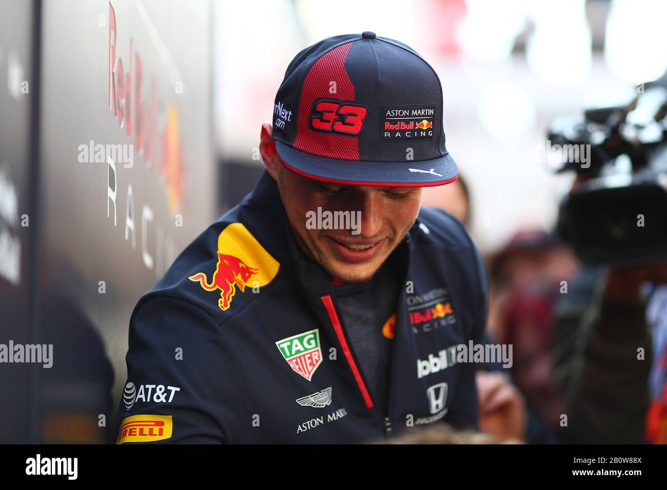 Montemelò, Barcelone - Espagne. Formule 1 essai pré-saison 2020 jour 3. 21 février 2020 . Max Verstappen des Pays-Bas et Aston Martin Red Bull Racing au cours de la troisième journée des tests d'hiver Banque D'Images