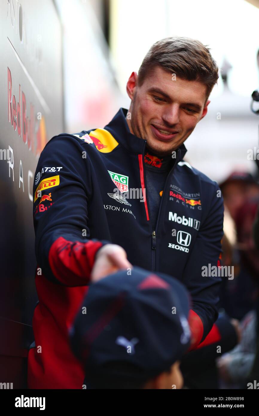 Montemelò, Barcelone - Espagne. Formule 1 essai pré-saison 2020 jour 3. 21 février 2020 . Max Verstappen des Pays-Bas et Aston Martin Red Bull Racing au cours de la troisième journée des tests d'hiver Banque D'Images
