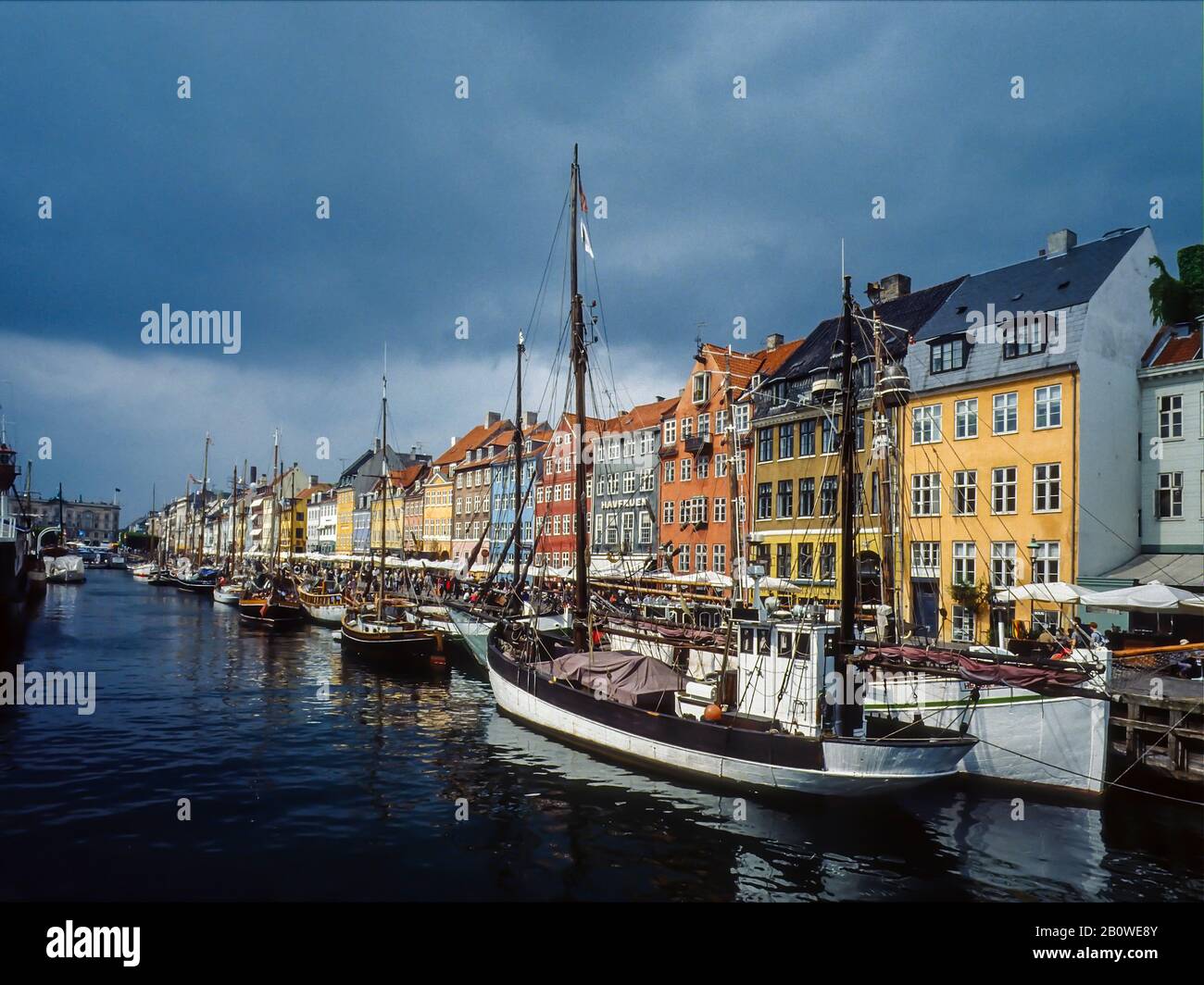 Nyhavn, Copenhague, Danemark Banque D'Images