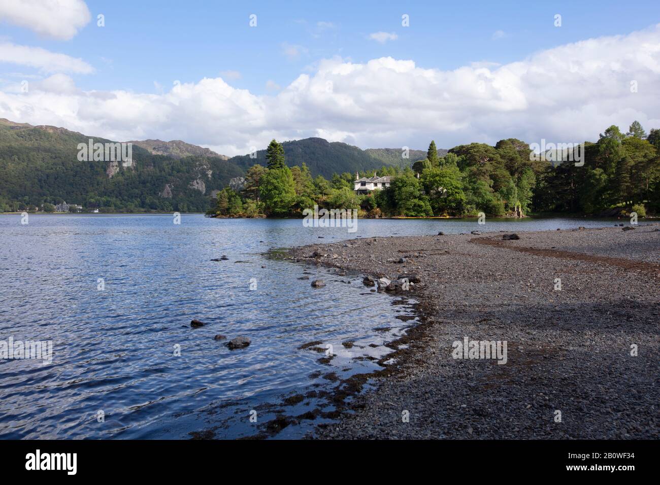 quartier des lacs anglais en été Banque D'Images