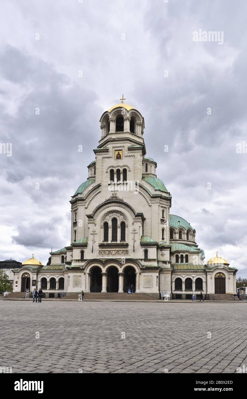 Cathédrale Alexander Nevski, Sofia, Bulgarie, Balkans, Europe Du Sud-Est, Banque D'Images