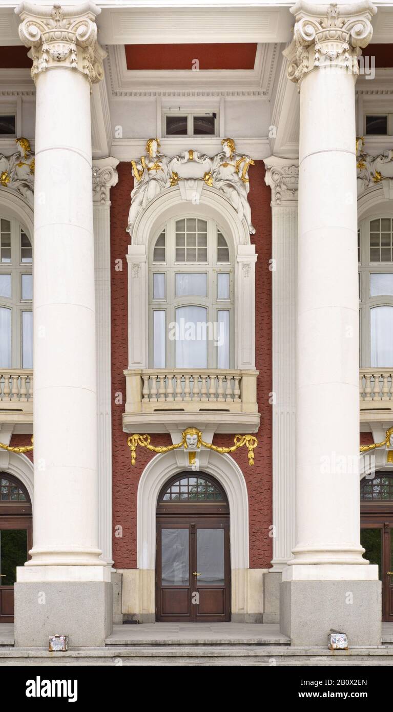 Théâtre National Bulgare, Sofia, Bulgarie, Balkans, Europe Du Sud-Est, Banque D'Images