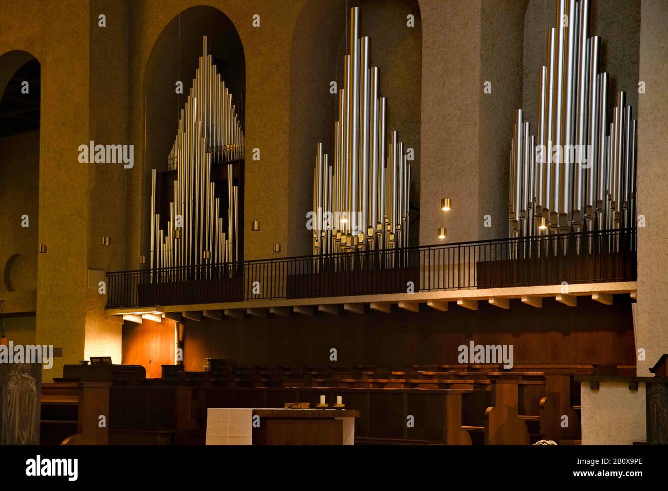 Orgel in der Benediktinerabtei Münsterschwarzach Banque D'Images