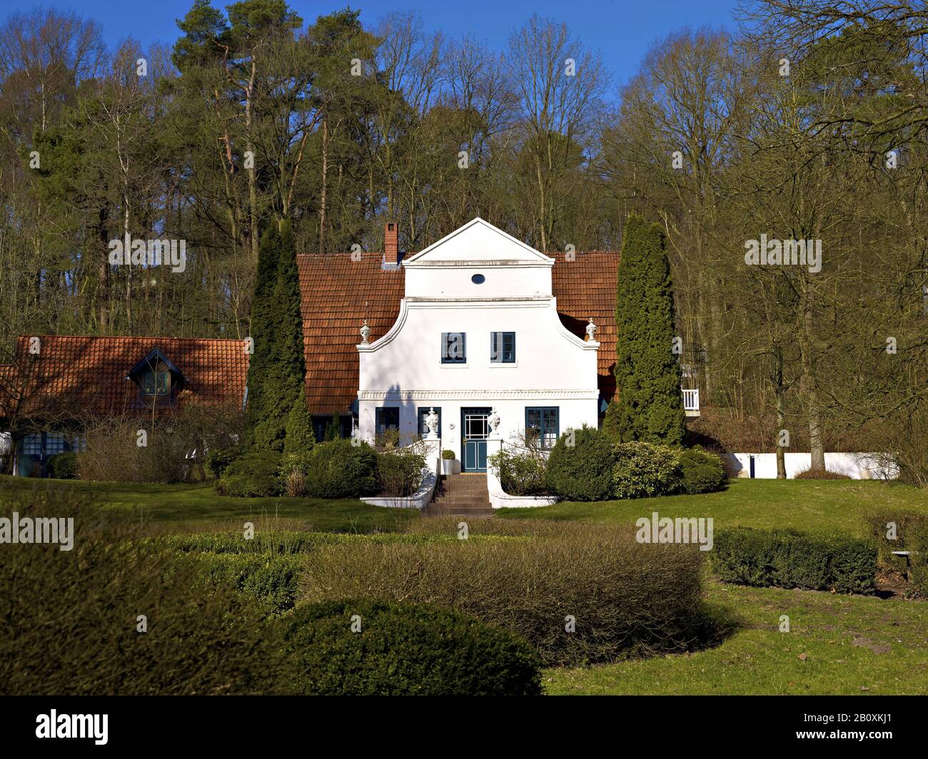 Barkenhoff, Heinrich Vogeler Haus, Worpswede, Basse-Saxe, Allemagne, Banque D'Images
