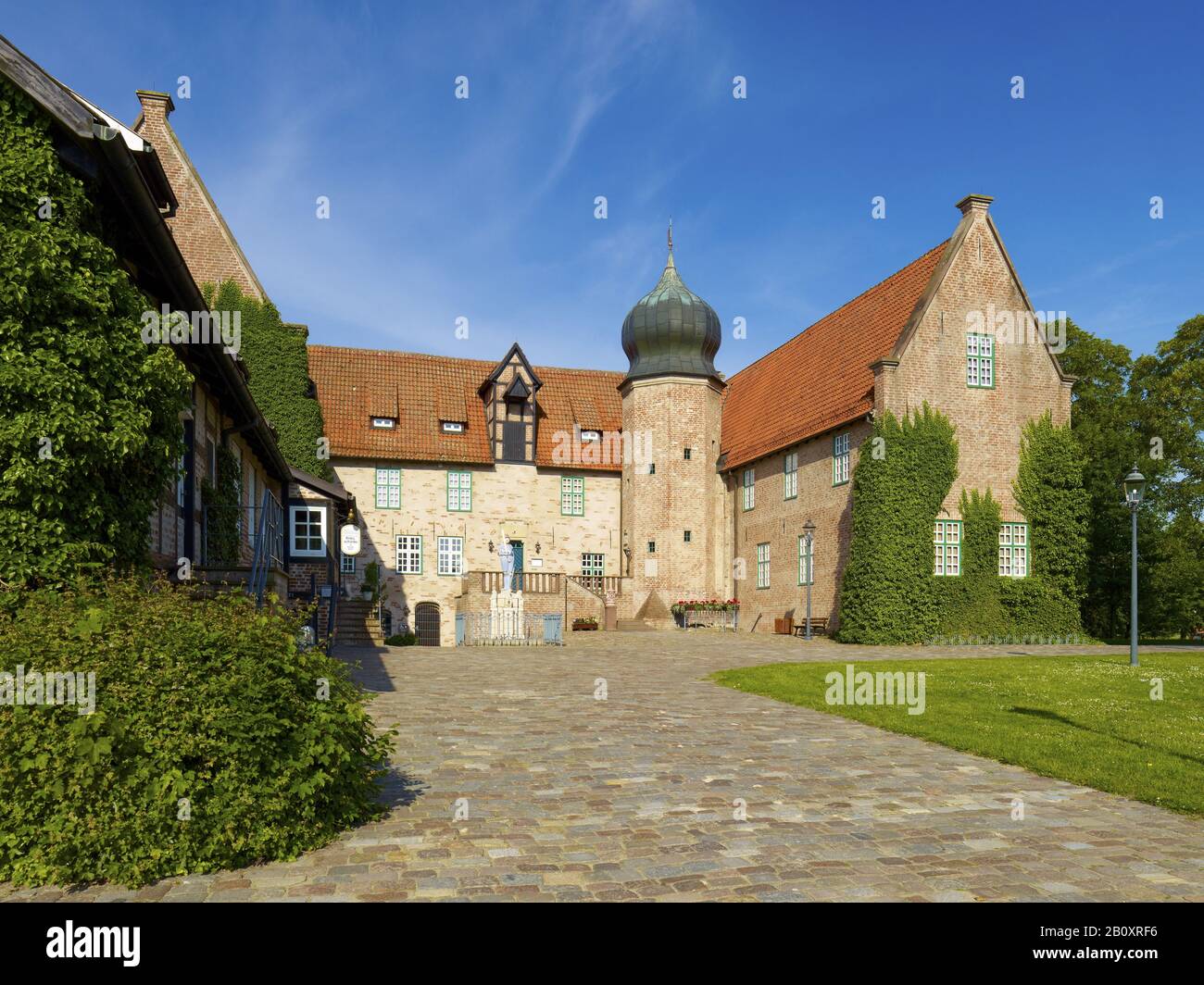 Musée Burg Bederkesa, Bad Bederkesa, Basse-Saxe, Allemagne, Banque D'Images