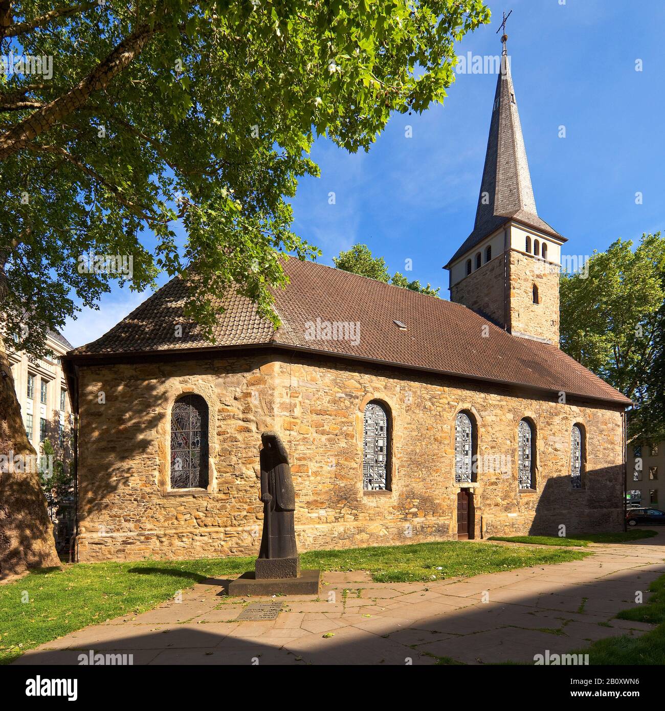 Église Protestante Paulus, Allemagne, Rhénanie-Du-Nord-Westphalie, Région De La Ruhr, Bochum Banque D'Images