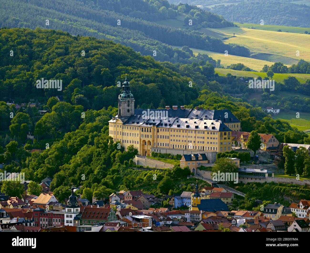 Château De Heidecksburg À Rudolstadt, Thuringe, Allemagne, Banque D'Images