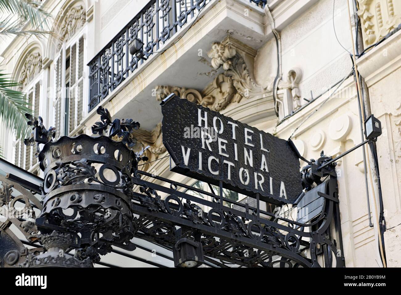 Hôtel Reina Victoria, historique, centre-ville, Valence, Espagne, Banque D'Images