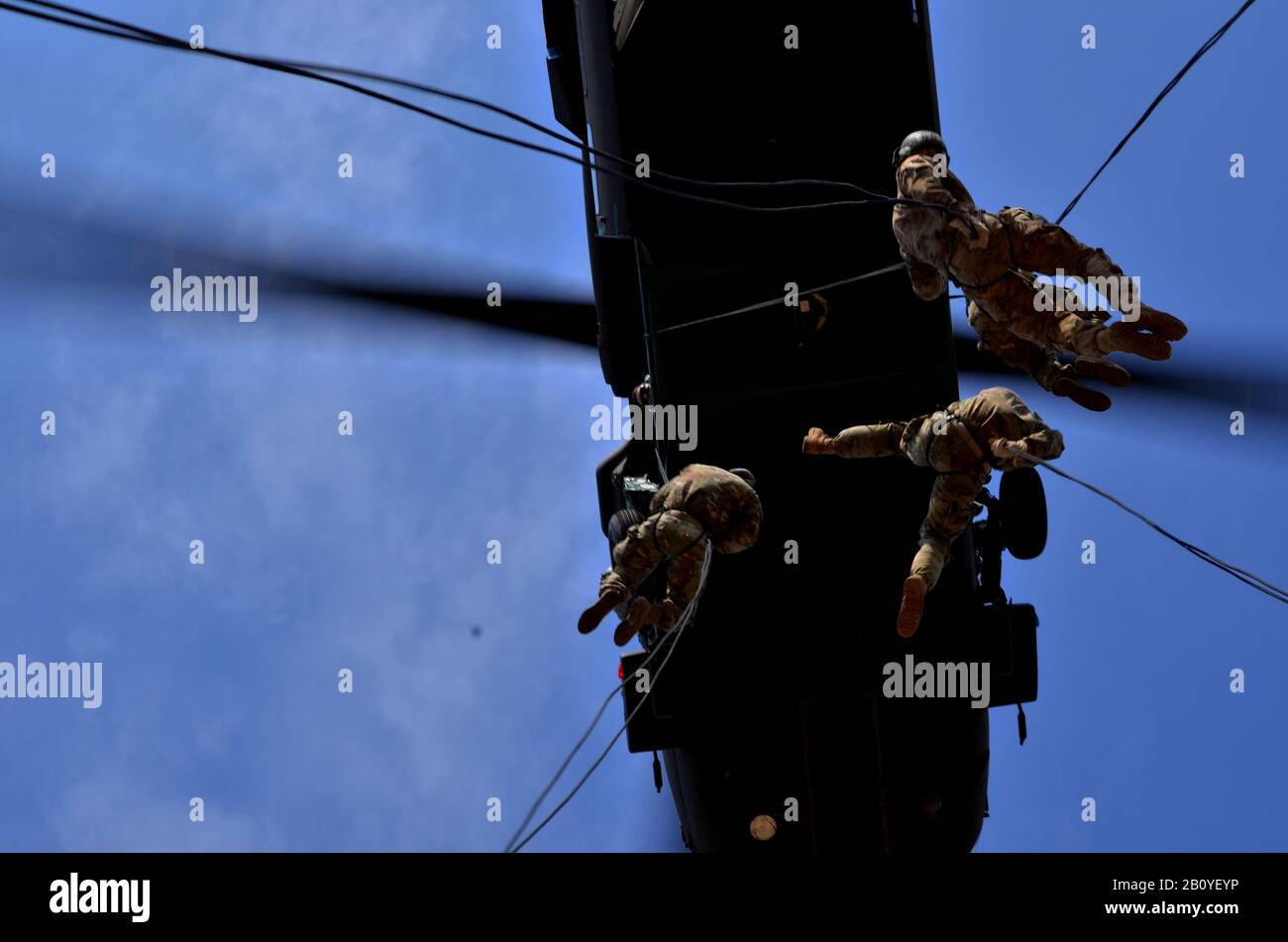 École d'assaut aérien à fort Indiantown Gap PA Banque D'Images