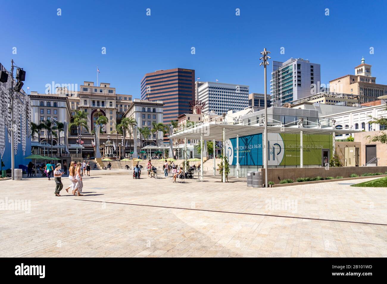 Horton Plaza, Centre Commercial, San Diego, California, USA Banque D'Images