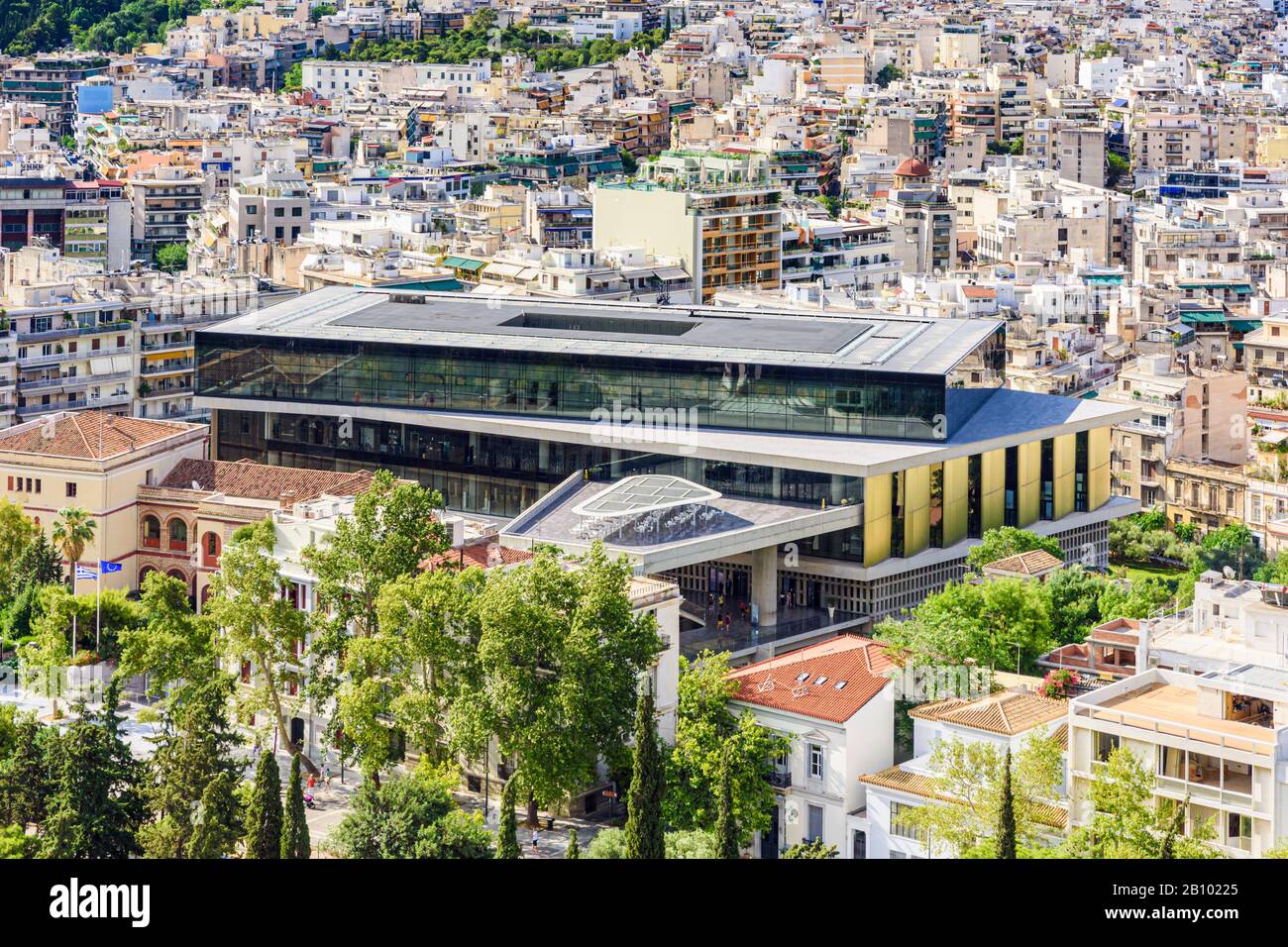 Musée de l'Acropole dans la banlieue de Makrygianni, Athènes, Grèce Banque D'Images
