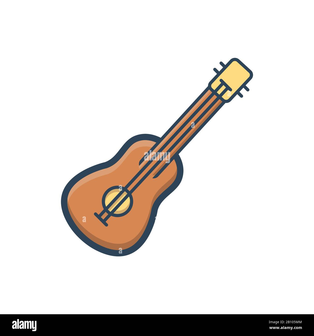 Illustration pour guitare Illustration de Vecteur