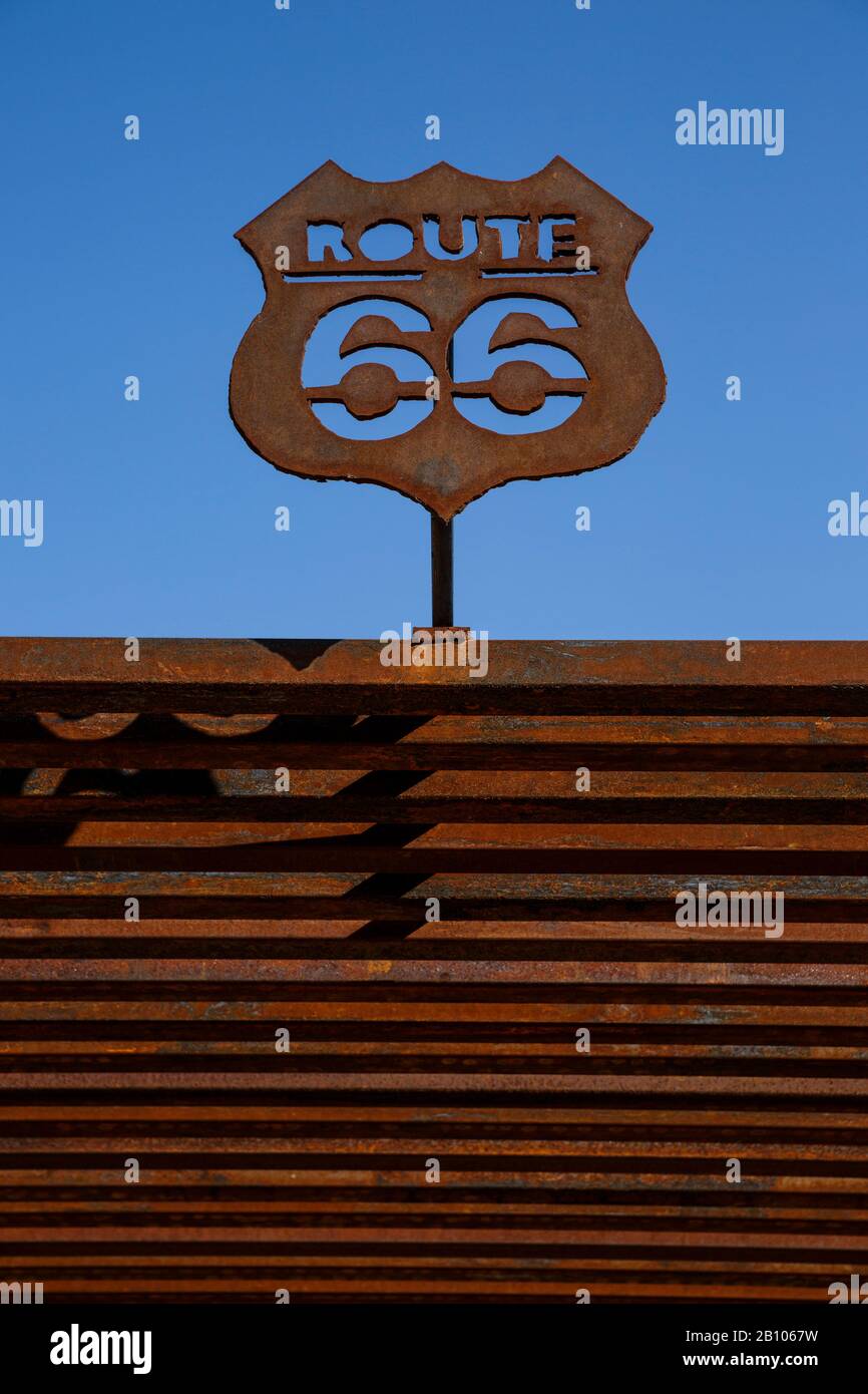 Historique Route 66, Arizona, États-Unis Banque D'Images