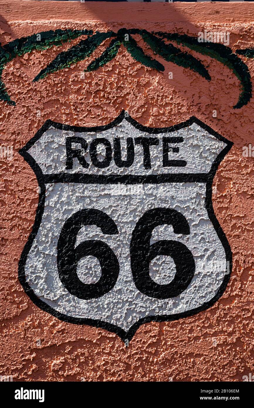 Holbrook, l'historique Route 66, Navajo Comté, Arizona, USA Banque D'Images