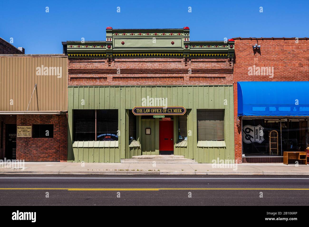 Baxter Springs, l'historique Route 66, Kansas, États-Unis Banque D'Images