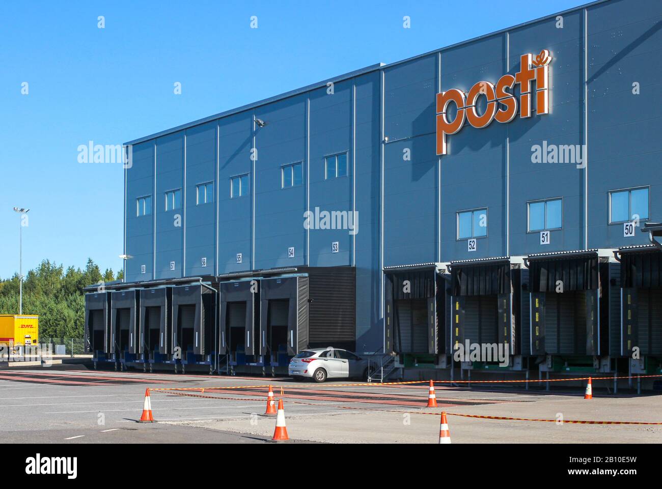 Centre Logistique Des Services Postaux Et Logistiques Du Groupe Posti À Lieto, Finlande Banque D'Images