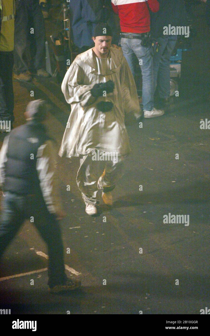 Dernières photos prises de l'acteur Heath Ledger , Photographiées DANS CLERKENWELL LONDRES le film de Terry Gilliam L'Imaginarium du Docteur Parnassus (Credit image © Jack Ludlam) Banque D'Images