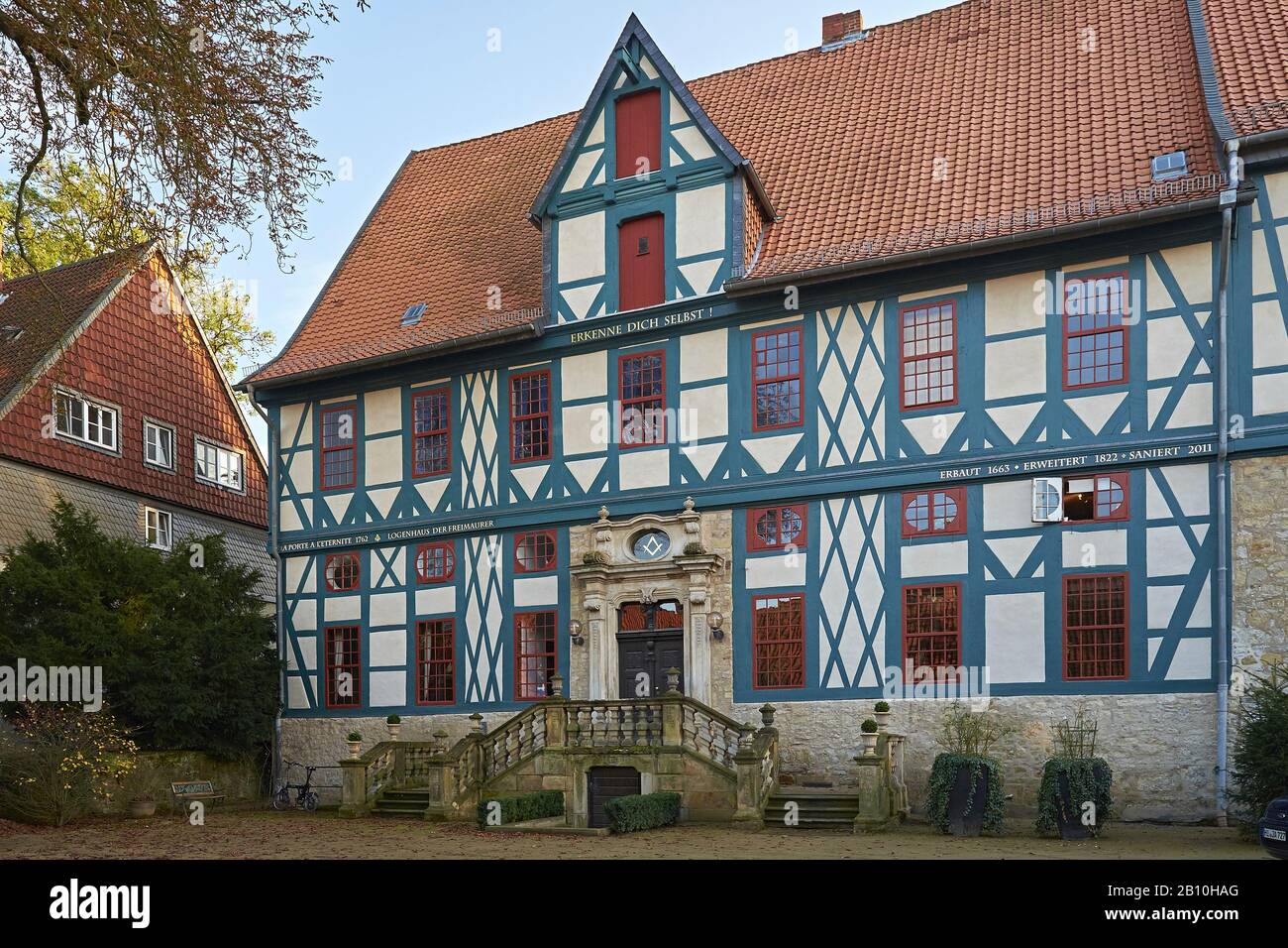 Lodge House à Hildesheim, Basse-Saxe, Allemagne Banque D'Images
