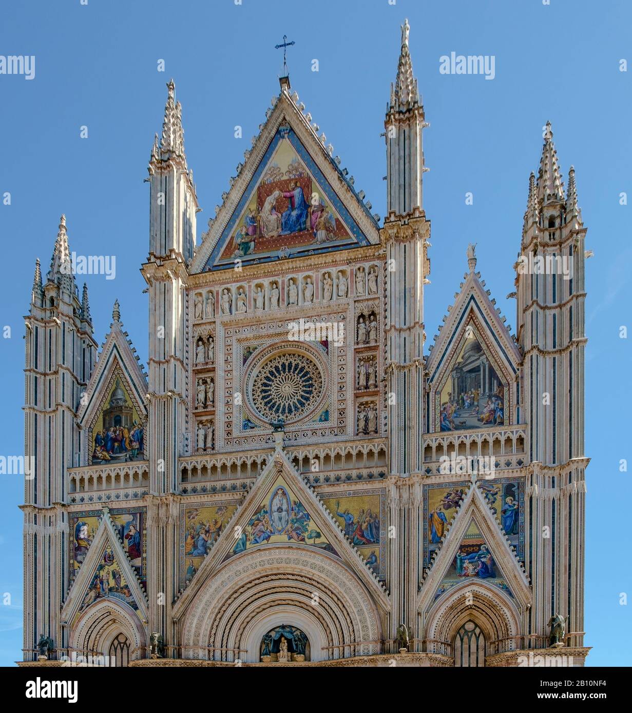 Cathédrale Orvieto, gothique, chef-d'œuvre, ombrie, italie Banque D'Images