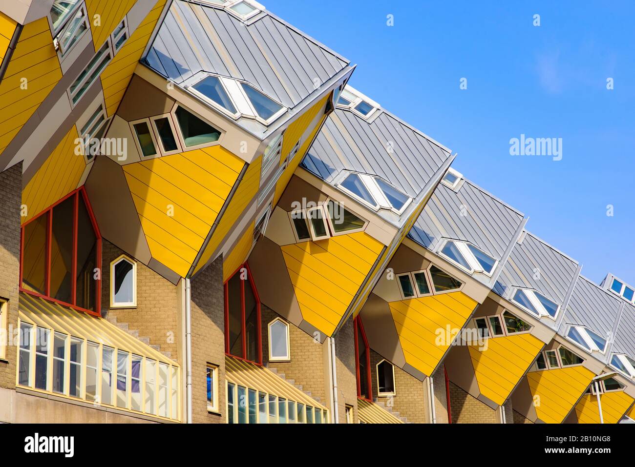 Maisons Cube à Rotterdam, Pays-Bas Banque D'Images