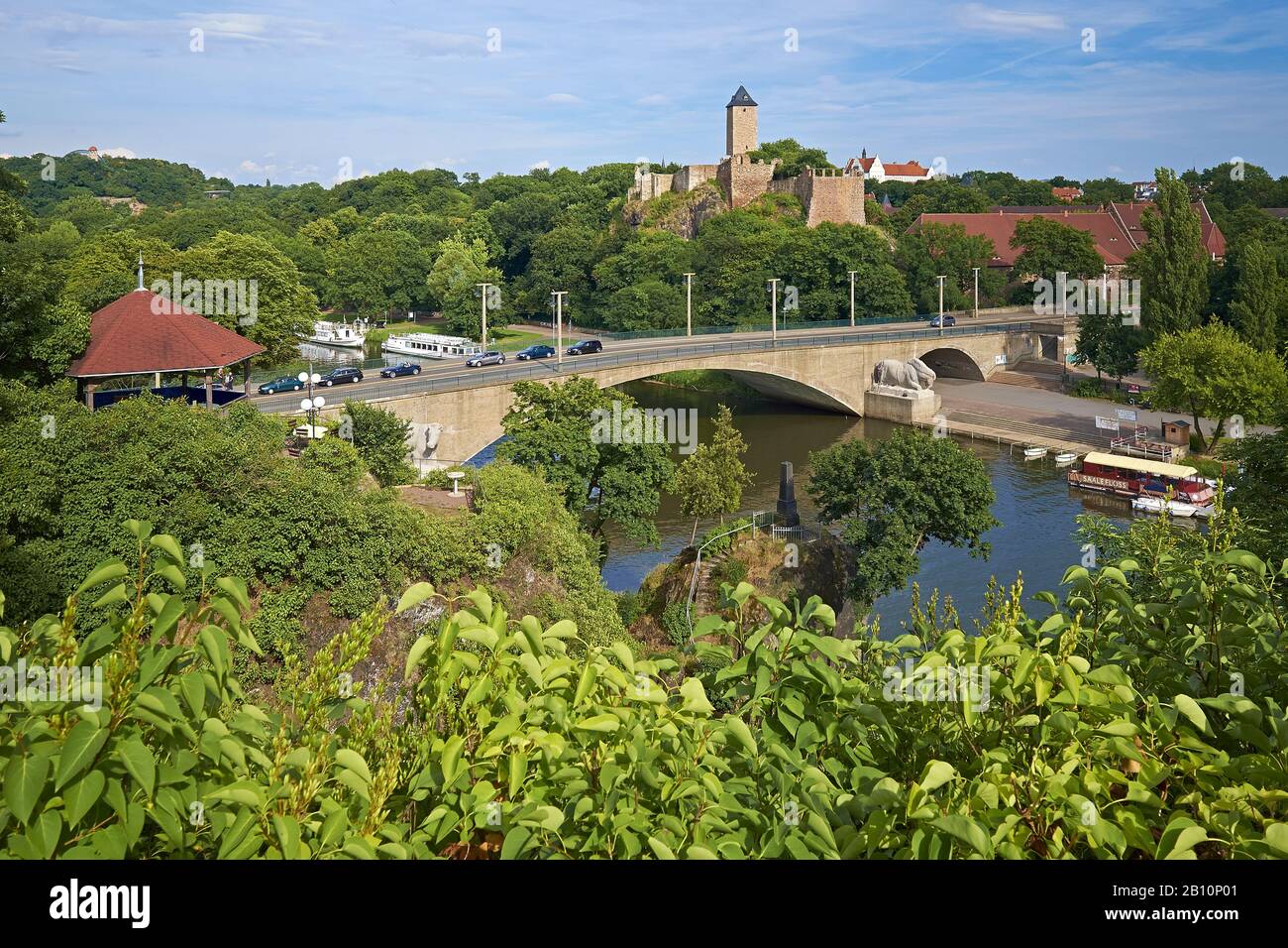 Burg Giebichenstein À Halle/Saale, Saxe-Anhalt, Allemagne Banque D'Images