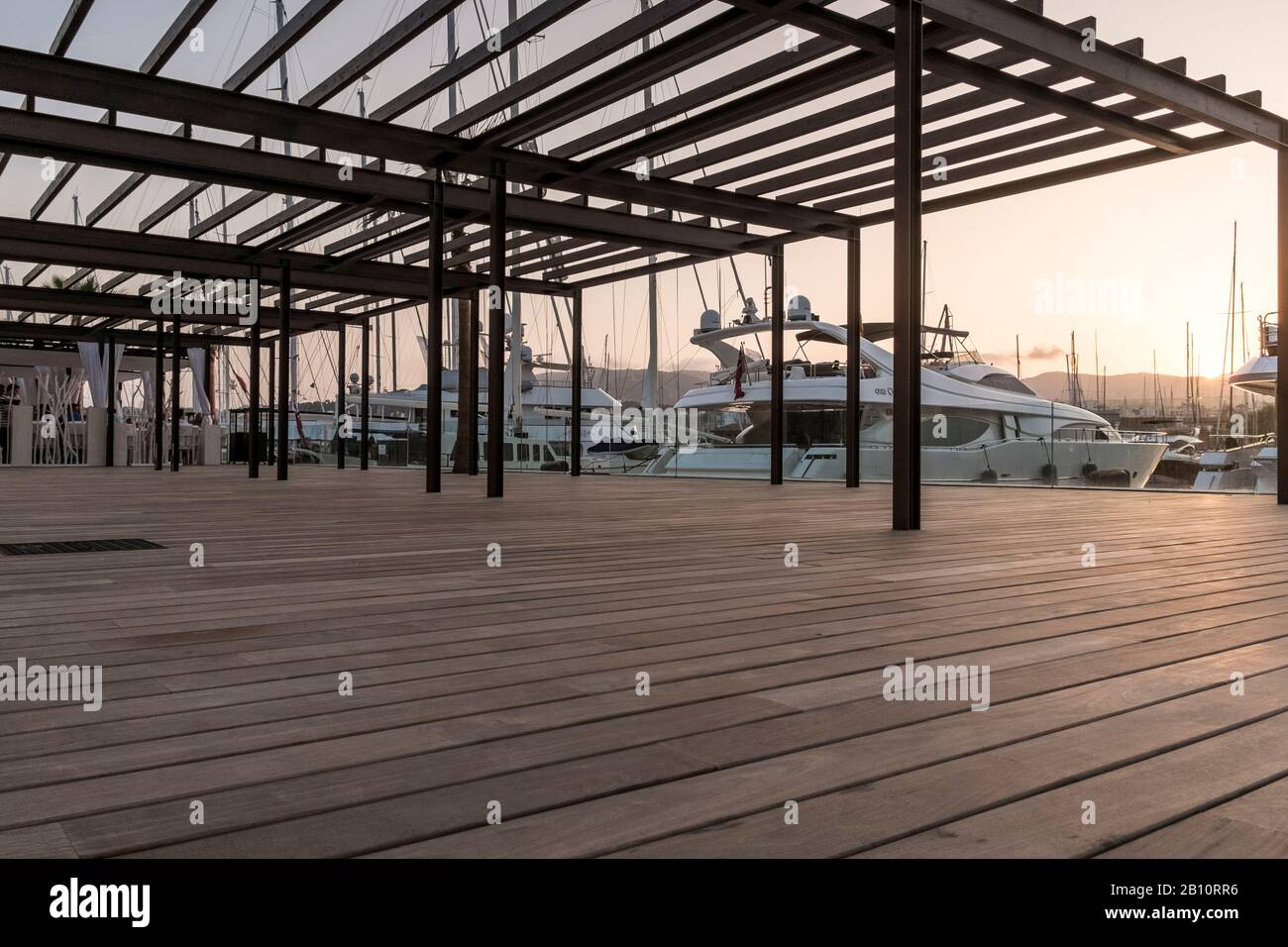 Port Blanc Marina, Palma, Majorque, Iles Baléares, Méditerranée, Espagne, Europe Banque D'Images