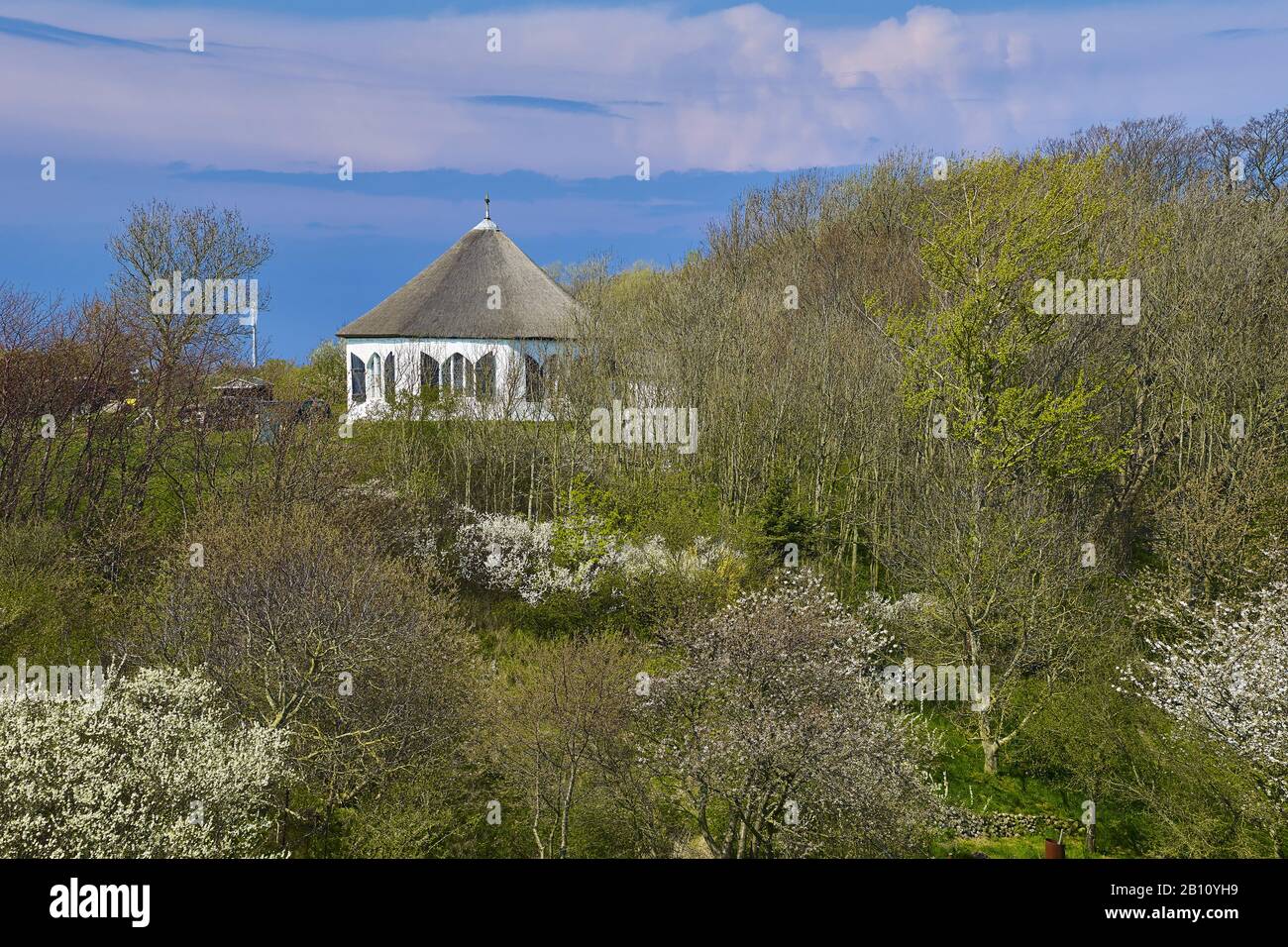 Chapelle du village de pêcheurs de Vitt, Kap Arkona, Rügen, Mecklembourg-Poméranie-Occidentale, Allemagne Banque D'Images