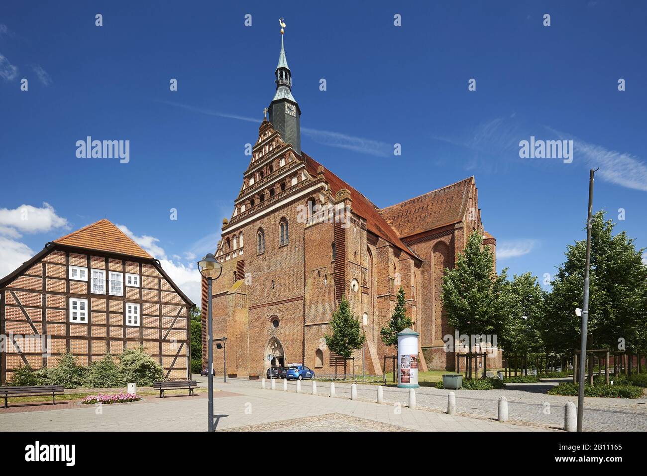 Wunderblutkirche St. Nikolai À Bad Wilsnack, Prignitz, Brandebourg, Allemagne Banque D'Images