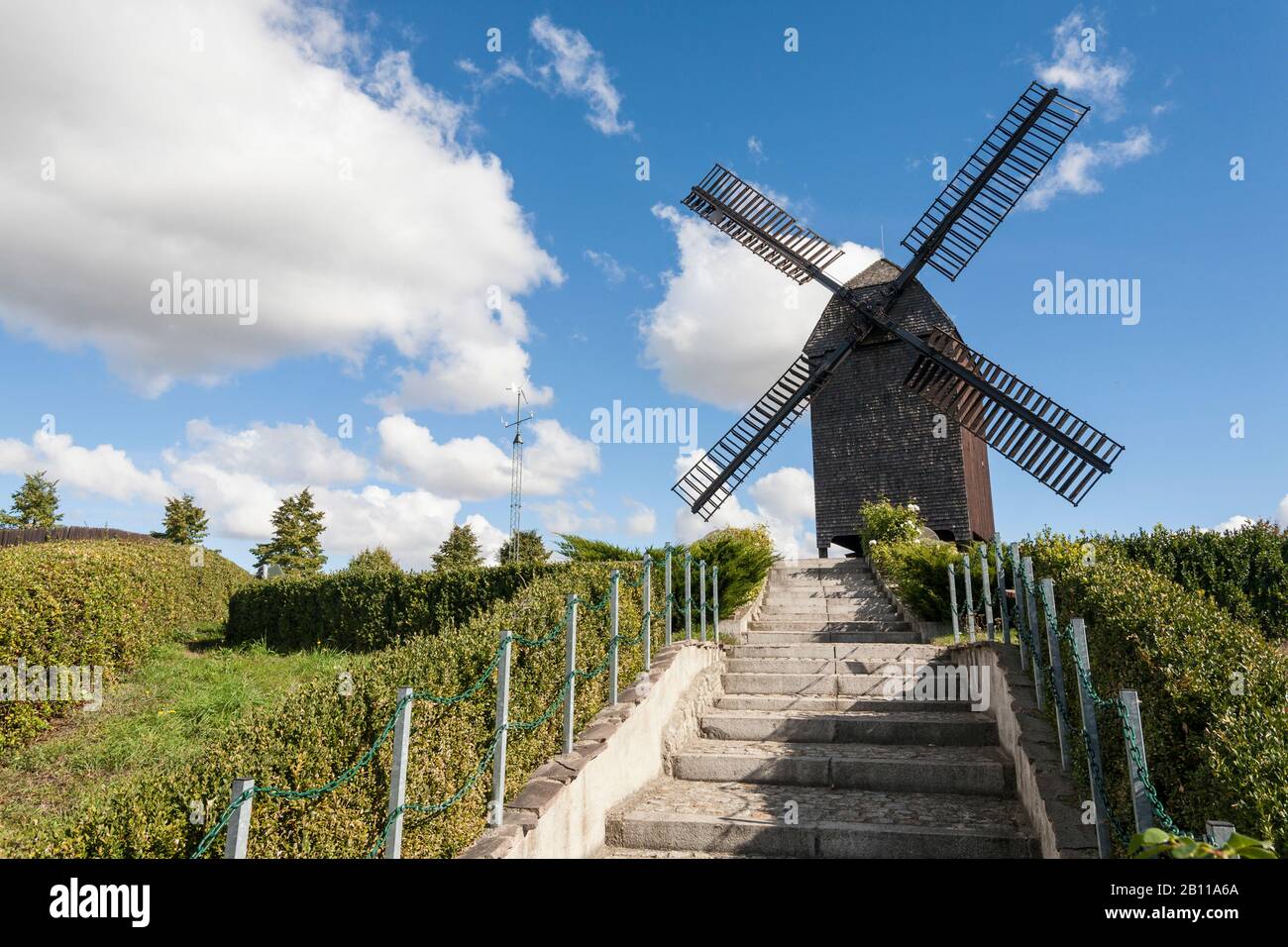 Moulin À Vent De Bock Marzahn, Alt-Marzahn, Marzahn, Berlin, Allemagne Banque D'Images