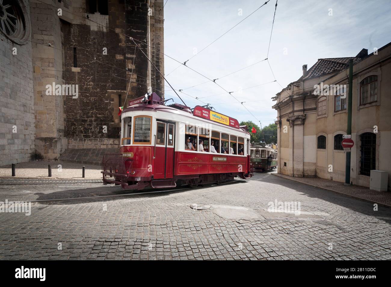 Excursion En Tramway Dans Les Collines, Lisbonne, Portugal, Europe Banque D'Images