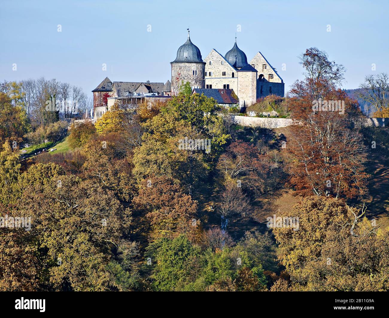 Château De Beauty Sleeping Sababurg, Hofgeismar, Hesse, Allemagne Banque D'Images