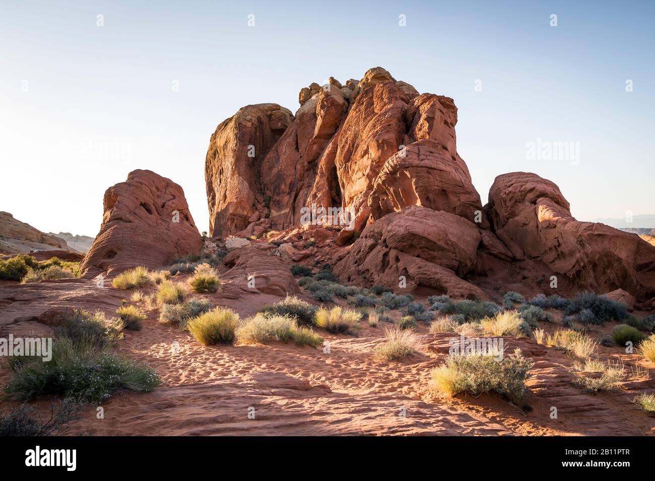 Vallée de Feu Park, Nevada, USA Banque D'Images