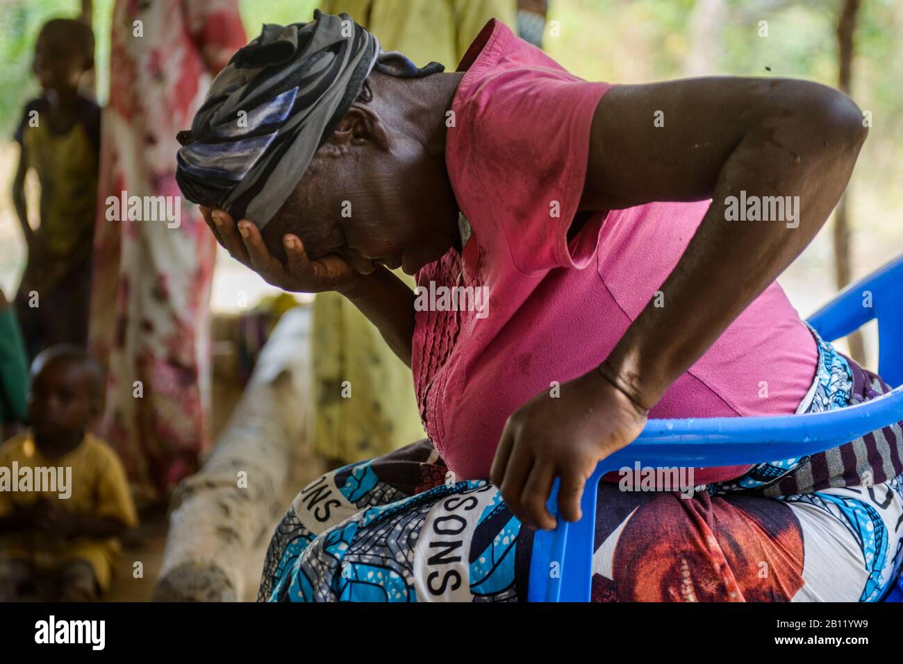 Église en Afrique guérison spirituelle et masse en République du Congo Banque D'Images