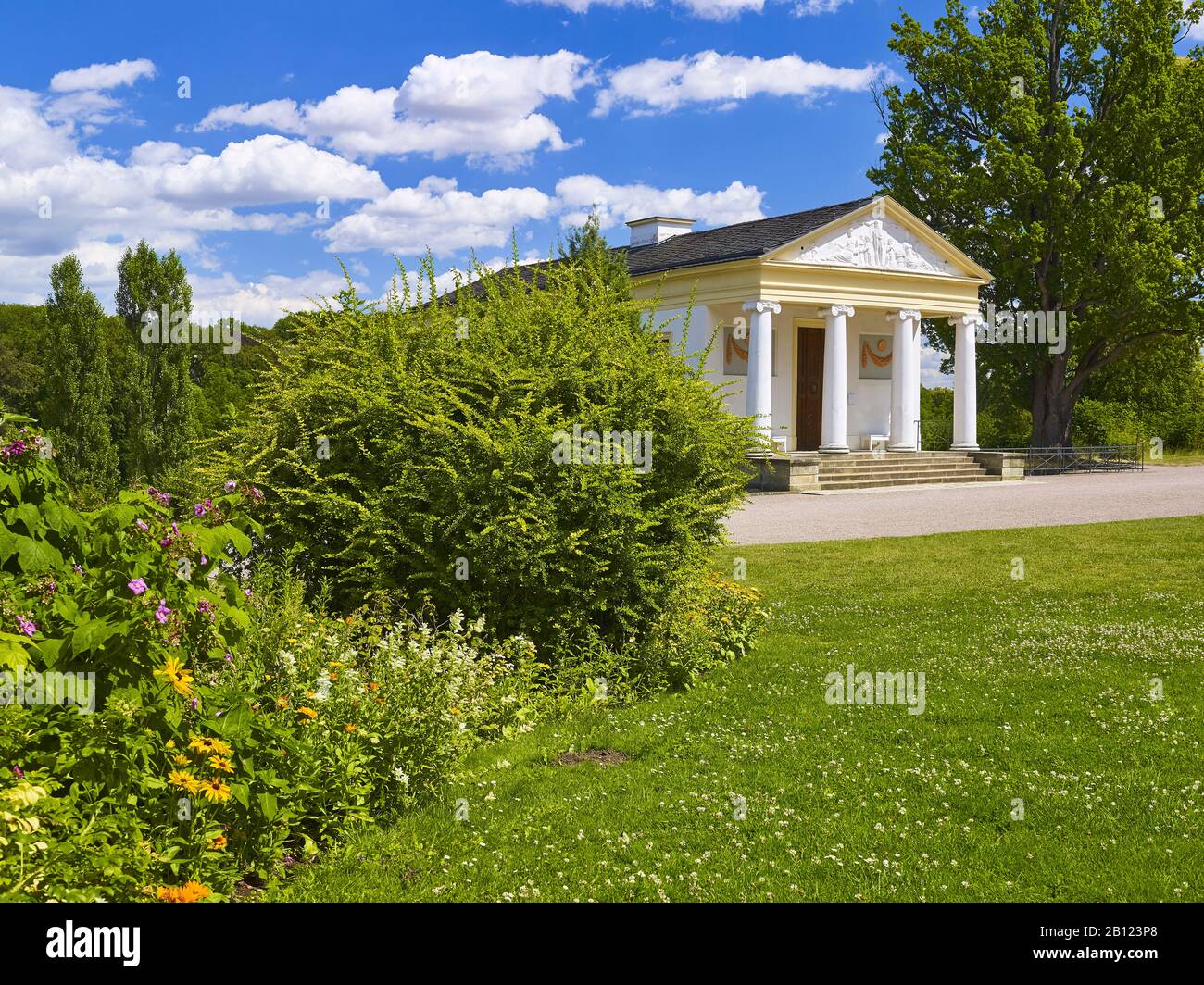 Maison romaine dans le Parc an der Ilm, Weimar, Thuringe, Allemagne Banque D'Images