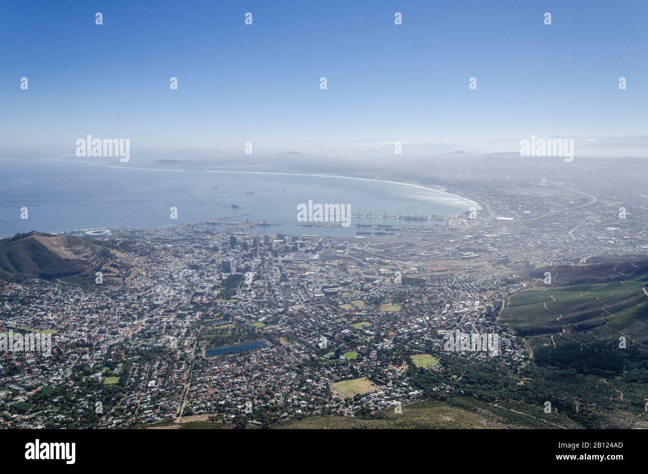 Vue De Table Mountain À Cape Town, Western Cape, Afrique Du Sud, Afrique Banque D'Images