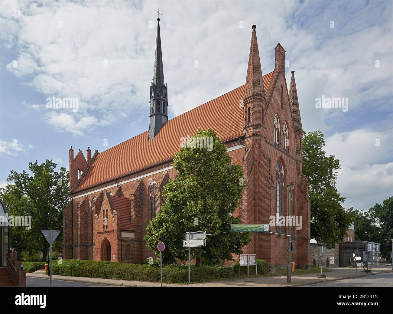 Église St.Johannis, Neubrandenburg, Mecklembourg-Poméranie-Occidentale, Allemagne Banque D'Images Église St.Johannis, Neubrandenburg, Mecklembourg-Poméranie-Occidentale, Allemagne Banque D'Images
