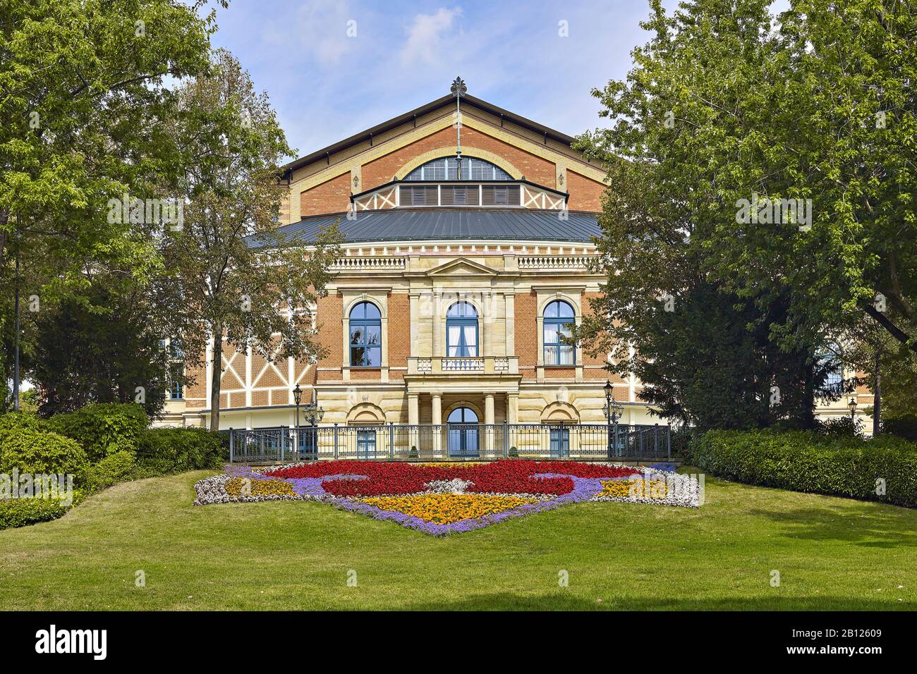 Salle Du Festival Richard Wagner À Bayreuth, Haute-Franconie, Bavière, Allemagne Banque D'Images