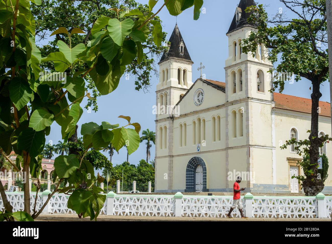 Cathédrale De Sao Tomé, Sao Tomé-Et-Principe Banque D'Images