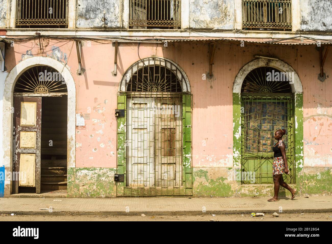 Ville De Sao Tomé, Sao Tomé-Et-Principe Banque D'Images